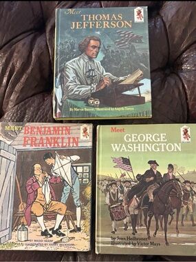 Meet George Washington Thomas Jefferson Benjamin Franklin Step Up Books